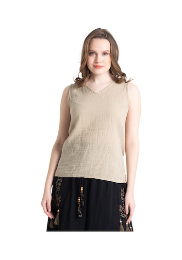 Kolsuz Müslin Melis Bluz Vizon Vzn-vizon