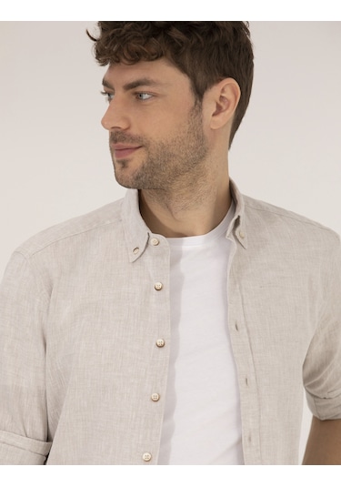 Pierre Cardin Erkek Açık Kahverengi Gömlek Desenli 50265119-vr002 Açık Kahverengi Pierre Cardin Erkek Açık Kahverengi Gömlek Desenli 50265119-vr002 Açık Kahverengi