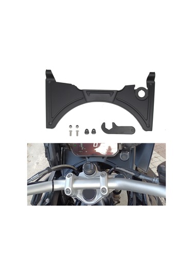 Vkemall Bmw R1250gs Ve R1200gs İçin Siyah Abs Motorcu Kokpit Kapağı Aksesuarı