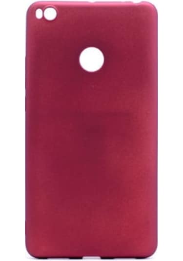 Xiaomi Mi Max 2 Kılıf Esnek Yapılı İnce Slim Silikon Kapak Ryc/premier Bordo