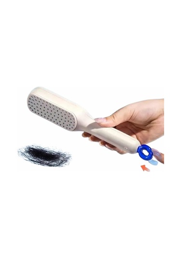 Silikon Yumuşak Sıkı Dişli Sihirli Geri Çekilebilir Tarak Kendini Temizleyen Saç Fırçası