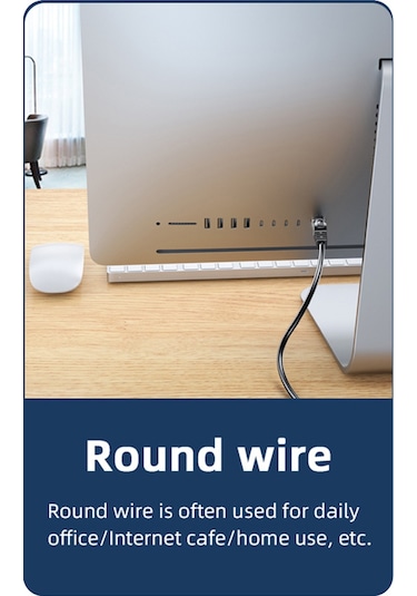 Essager  1000 Mbps Cat6 Ethernet Kablosu 15 Metre - Yuvarlak Tel Round Wire