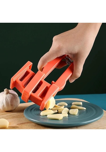 Mutfak Sarımsak Presi Dilimleyici Manuel Zencefil Bıçağı Sebze Doğrayıcı Sıkma Ayırıcı Yiyecek Ezici Kesici Ev Aletleri Mutfak Eşyaları Beyaz