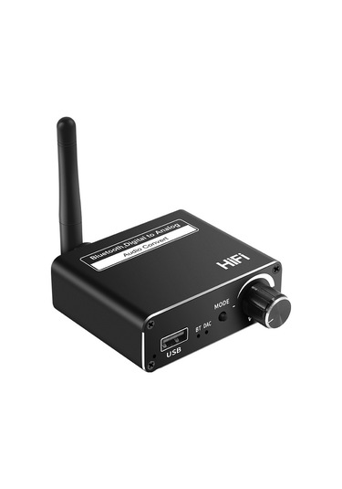 D18 Çok Fonksiyonlu Ses Dönüştürücü, Bt Alımını Destekler, Dijital Fiber Koaksiyel'den Analog Ses'e, U Disk İle Oynatma, Hifi Ses Kalitesi