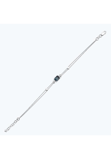 Altınbaş Pırlanta Topaz Taş Baget Bileklik Klb193l-14k