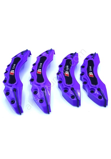 Sline Logolu Kaliper Kapağı Mor 4 Parça