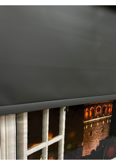 Blackout Işık Geçirmeyen Stor Perde Antrasit Antrasit