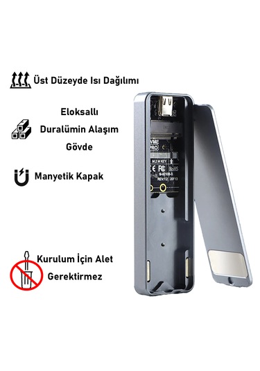 Jeyı İ9-gtr M.2 Ssd To Usb 3.2 Gen2 Ssd Muhafaza Kutusu