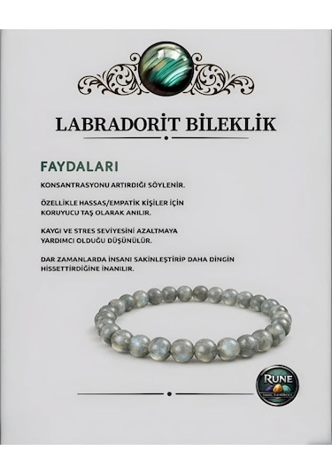 Labradorit Doğaltaş Bileklik Diğer
