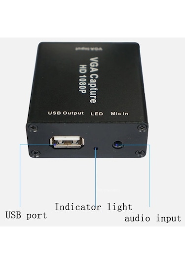 Usb Vga Hd Vıdeo Capture Kart 4640P 4K Xbox Ps4 Çevirici Aktarıcı