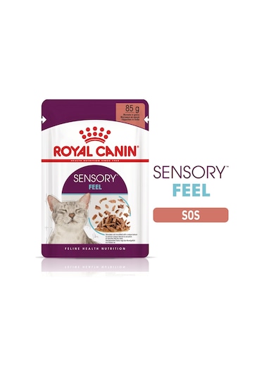 Royal Canin Sensory Feel Gravy Pouch Yetişkin Kedi Maması 85 G