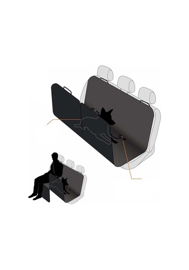 Araç Koltuk Örtüsü Kılıfı Evcil Hayvan Araç Sıvı Geçirmez Kılıf