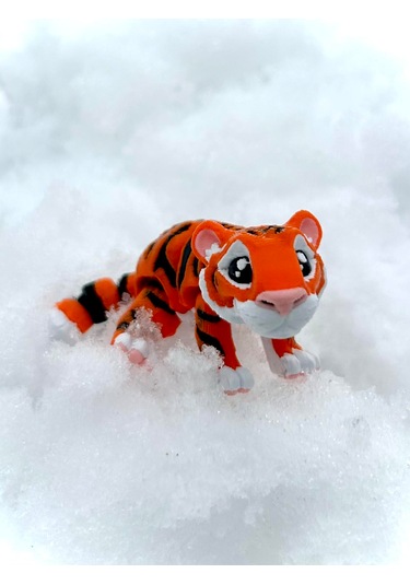 Kaplan Oyuncak 3d Hareketli Organik Vip Model Orta Boy