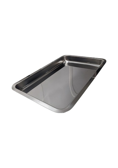 Labbakkal Paslanmaz Çelik Numune Taşıma Tepsisi 43.5 x 28.5 CM