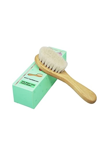 Ahşap Saplı ve Süper Yumuşak Keçi Kıllı Molylove Bebek Saç F Çok Renkli