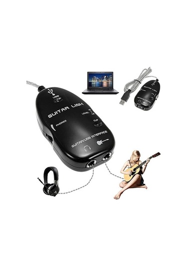 Usb Gitar Kablo Usb Gitar Link Kablosu