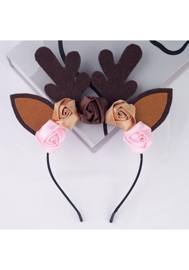 Suntek Ren Geyiği Tutu Kafa Bandı Kuyruk Papyon Geyik Çiçekli