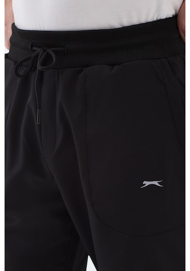 Slazenger Manus Erkek Cepli Siyah Eşofman Altı Siyah