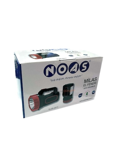 Noas Portatif Şarj Edilebilir El Feneri Milas Y05-2011