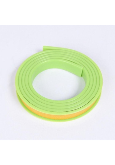 Yeşil Tutkal Kendinden Yapışkanlı Yumuşak U Şekilli Boş Tutma Kenar Bantlama Trimli Dolap 22mm