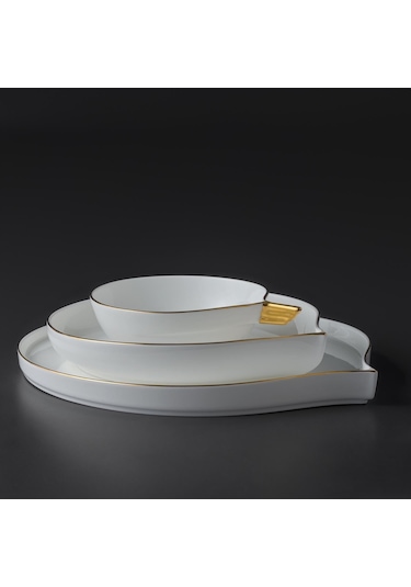 Jumbo Goddess Gold 61 Parça 12 Kişilik Yemek Takımı Gold