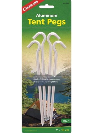 Coghlan's Alüminyum Çadır Kazığı Çok Renkli