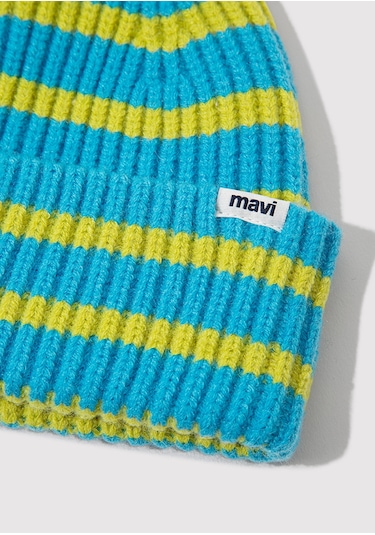 Mavi - Yeşil Bere 1912804-19133 Yeşil