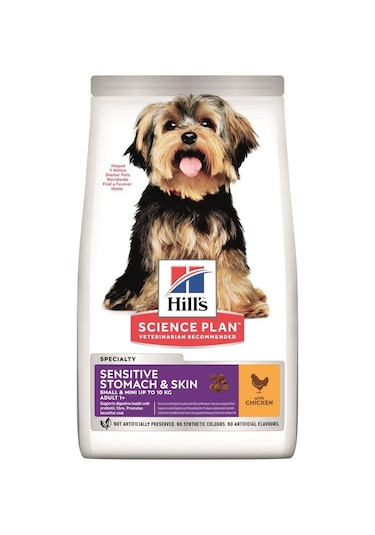 Hill's Mini Sensitive Tavuklu Küçük Irk Yetişkin Köpek Maması 1500 G
