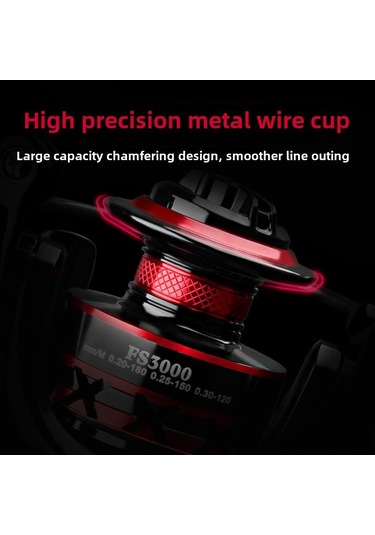 Teltree Tam Metal Konstruksiyonlu Spinning Makine, Uygun Tüm Balıkçılık Senaryoları İçin Dayanıklı Ve Yüksek Kaliteli Olta Makinesi Fs2000