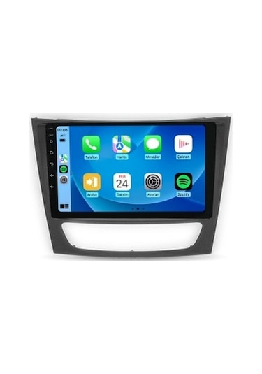 Mercedes Benz E Serisi W211 2002-2009 4gb Ram 64gb Hafıza 8 Çekirdek Carplay Kamera Android Multimedya 9"
