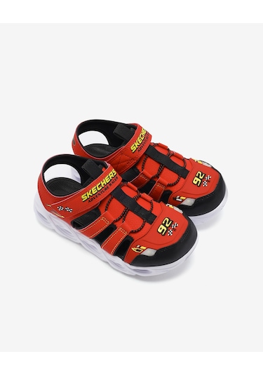 Skechers Thermo-splash - Hydro-flare Büyük Erkek Çocuk Kırmızı Işıklı Sandalet 400613l Rdbk Kırmızı