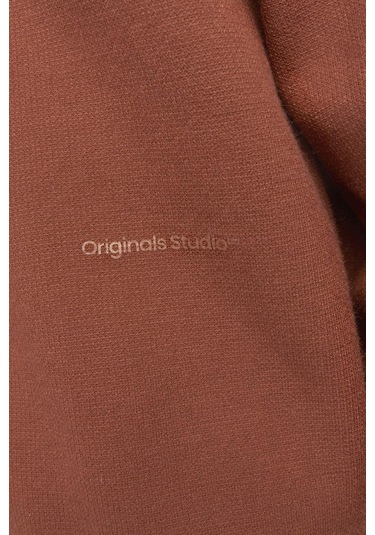 Jack & Jones Erkek Kazak 12261852 Kiremit Kiremit