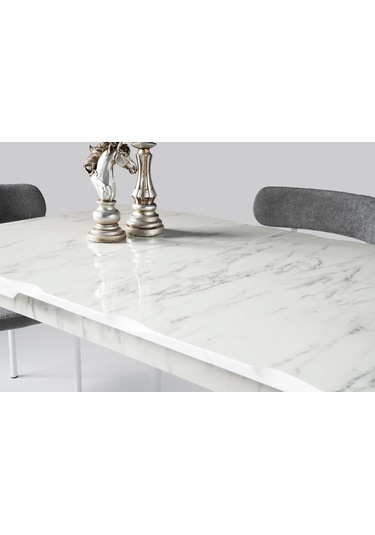 Yakamoz Alfa Mdf Mutfak Masa Sandalye Takımı 80x130cm