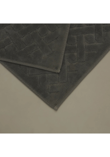 Karaca Home Foley 2'li Banyo Paspası Açık Gri Renkli