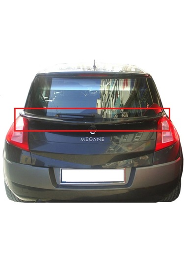 Megane 2 Hb Cam Altı Spoiler Boyasız