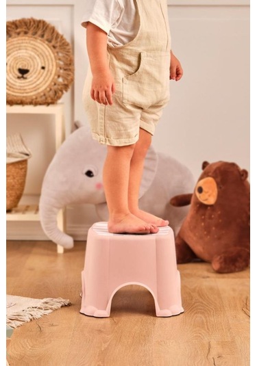 Flosoft Kaydırmaz Çocuk Taburesi, Figürlü Çocuk Banyo Lavabo Klozet Taburesi Çok Renkli