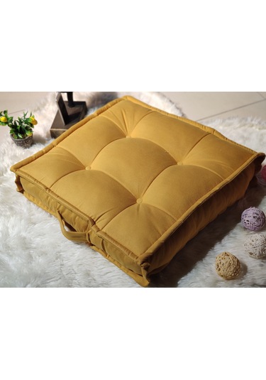 Colormix Bisküvi, Oturma Minderi, Bahçe Minderi, Piknik Minderi, Kalorifer Önü, Tv Izleme Minderi, Hardal Sarisi Hardal Sarısı