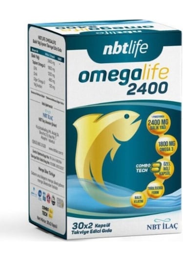 Nbtlife Omegalife 2400 60 Kapsül