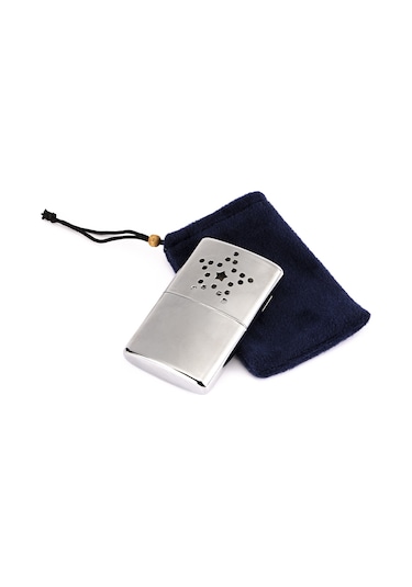 Tenfowee 2 Adet Dışarıda Kullanım Zincir Alaşımlı Taşınabilir El Isıtıcı - 57x20x90mm Boyutlu Paket İçeriği Gümüş