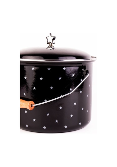 Star Emaye Bakraç 22cm 5litre Siyah
