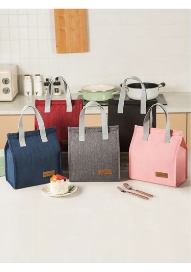 Perstika Bags Dantel Çıkartmalı Kırmızı Öğle Yemeği Termo Çantası 167986043 Kırmızı