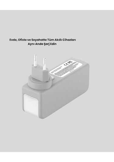 Hızlı Şarj Destekli Zaman Ayarlı Usb Şarj Adaptörü