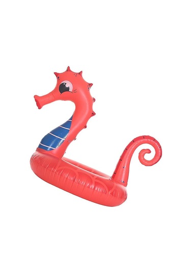 Deniz Atı Şeklinde Yüzen Şişme Yüzme Halkası Montajları Yüzen Plaj Yüzme Halkası Çok Renkli