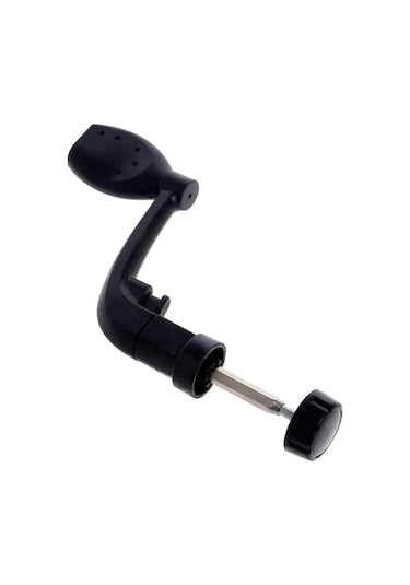 Moveevo 200 Model Plastik Metal Kollü Katlanabilir Balık Tutma Makinesi, Sabit Eldiven, Kol Eşyası, Kol Degişimi İçin Uygun, Siyah, 1 Adet