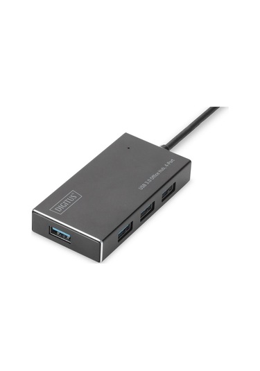 Digitus 4 Port Usb 3.0 Hub, 5v/2a Güç Adaptörü Dahil, Alüminyum-35057