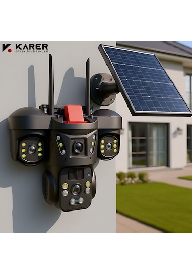X5tech Rx-66g Güvenlik Kamerası-güneş Panelli Solar Kamera