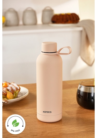 Karaca Aly Soft Touch Çelik Sızdırmaz Termos 500 Ml Somon Pembe