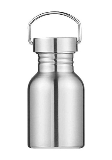 Pazly Suntek Paslanmaz Çelik Spor Bisiklet Su Şişesi 350ml Gri - Dayanıklı Ve Pratik Gri