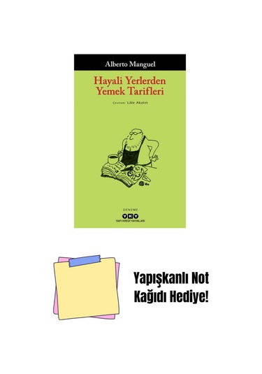 Hayali Yerlerden Yemek Tarifleri + Yapışkanlı Not Kağıdı