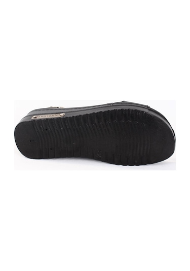 Dagoster Dza37-3031 Siyah Günlük Ortopedik Kadın Sandalet 001